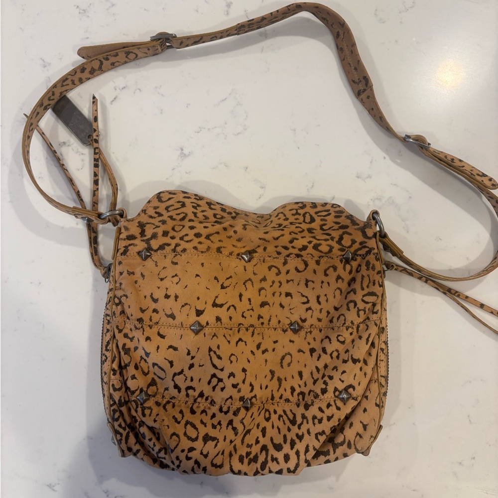 Botkier Cheetah / Leopard Suede Bag